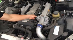 Toyota Blit engine 1JZ sound blow off