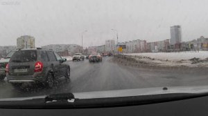 Омск после Нового года 2025 - выезд из Омска