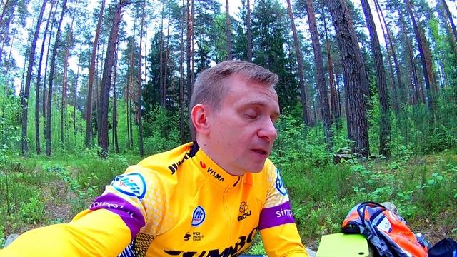 Велопокатушка. Велокухня - готовлю драники в лесу на поляне смотреть онлайн