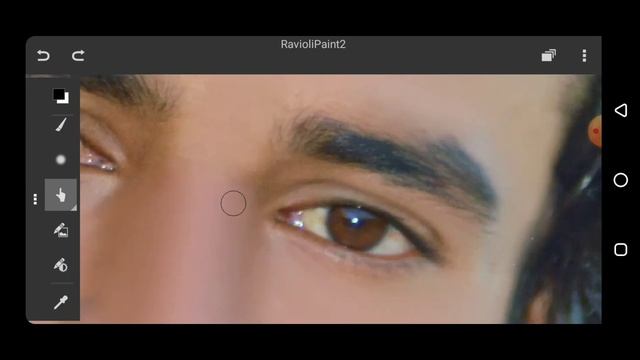How to mobile editing PicsArt ravioli paint2 face smooth snapseed face smooth background color chan