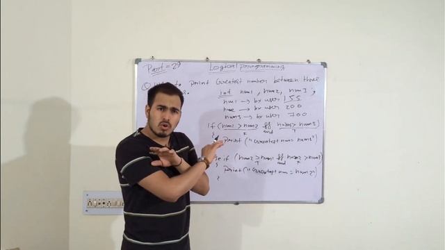 logical programming | find greatest number between three numbers c python java |@helloworld_institu