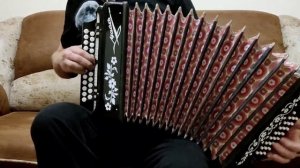 Бежит река в тумане тая. Разбор на гармони. Бежит река.