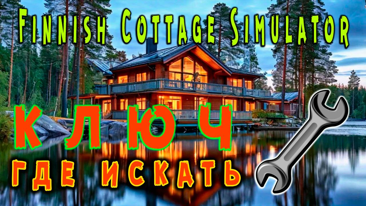 Finnish Cottage Simulator - Места где искать ключ на 10 для Jari /Places where to look for a 10 key