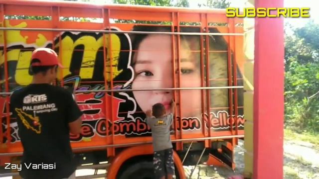 Mitsubishi Canter warna Orange ARUM JAYA lempuing OKI. Mbois смотреть онлайн