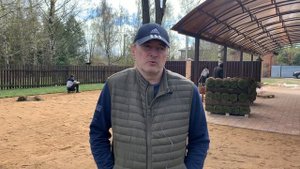 Отзыв о компании Землестрой Сервис. 
Укладка рулонного газона деревня Аксиньино. Отзыв заказчика.