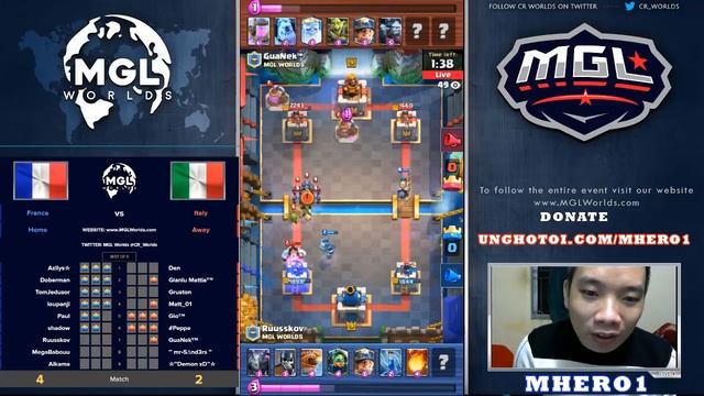 GUANEK  TOP 1 GLOBAL  CLASH ROYALE  | MGL WORLDS