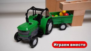 Играем в машинки 🚚 Запускаем шарики по горкам ! Видео для детей