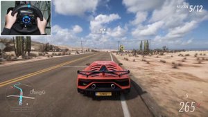 Lamborghini Aventador SVJ - Goliath Race - Forza Horizon 5 Logitech G923 - Gameplay 4K