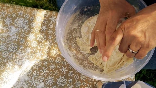 #الخبز #brot #bread #хлеб كيف نصنع الخبز في الحديقة