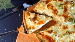 КИШ с треской / открытый пирог с рыбой на песочном тесте