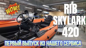 Оснащение лодки риб  SKYLARK 420. RBS Service #ribskylark #riverboats