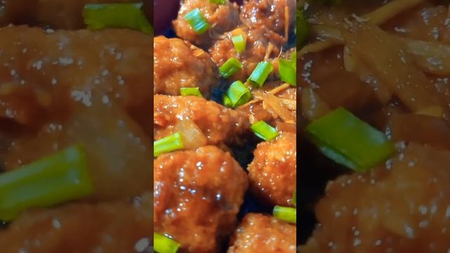 BRAISED MEATBALLS IN OYSTER SAUCE/SHELA'S VLOG ❤/#SHORTS смотреть онлайн