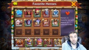 ТОП 10 БЕЗДОНАТНЫХ ГЕРОЕВ \ БИТВА ЗАМКОВ \ CASTLE CLASH