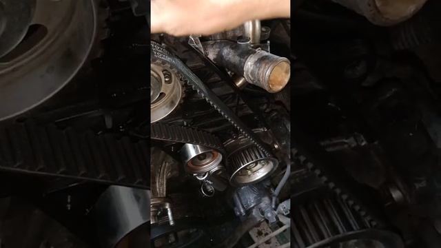 how to install timing belt on d4d 2kd смотреть онлайн