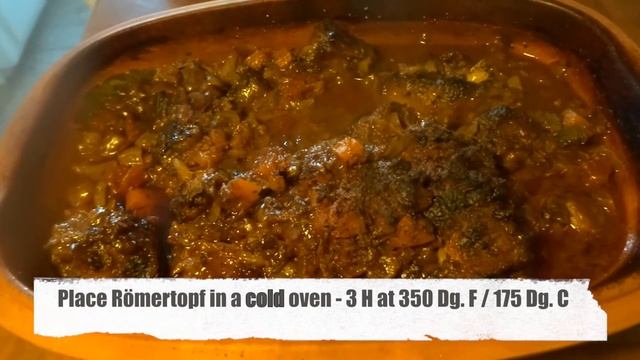 Traditional Italian Oxtail Ragu in Römertopf - Recipe # 62