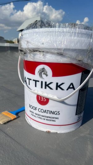 Видеоинструкция нанесения гидроизоляционной мастики ATTIKKA 135