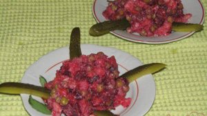 Быстрый винегрет в мультиварке.