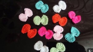 ДЕКОРАТИВНЫЕ БАНТИКИ КРЮЧКОМ _ МАСТЕР КЛАСС