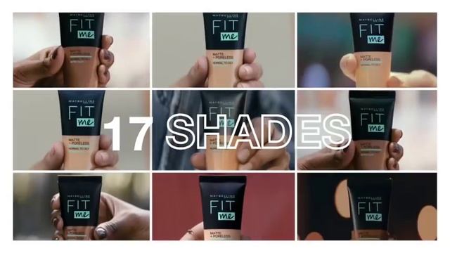 BEST FOUNDATION FOR NORMAL-OILY SKIN - Maybelline New York-Fit Me! Matte + Poreless -17 Shades Keny смотреть онлайн