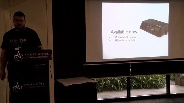 Opening and introduction, new products by Janis Megis (MikroTik Latvia) смотреть онлайн