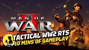 MEN OF WAR 2, 10 MINS OF GAMEPLAY #menofwar2 #gameplay #ww2 #rts