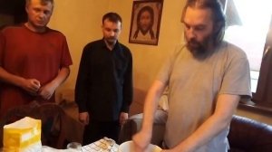 1-4// 1.Заварная опара: ПЕРЕМЕШИВАЕМ ( замес Опары)