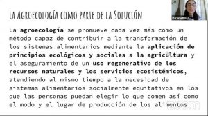 Agroecología urbana como herramienta para la promoción de la salud y nutrición-MSC. Mariana Beleche