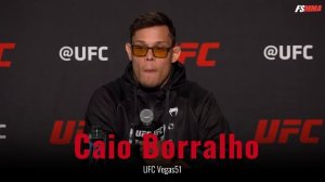 Caio Borralho UFC Vegas 51 pre-fight media day interview