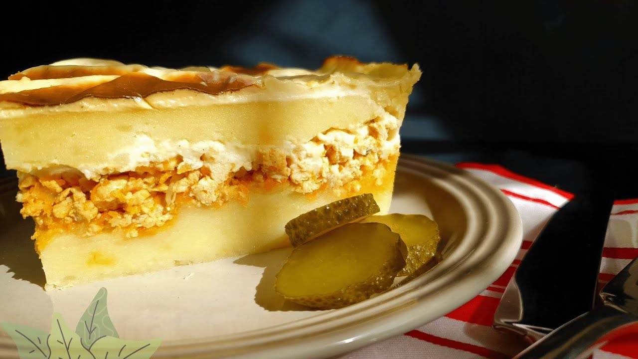 Картофельная ЗАПЕКАНКА с фаршем и соусом БЕШАМЕЛЬ / вкусный и сытный обед