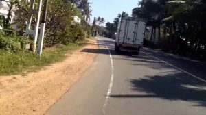 SRI-LANKA 2014: Riding on a bike.