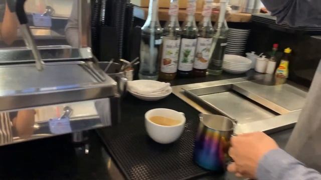 Cafe Vlog EP.726 | Hot Cocoa-Caffe Latte | Coffee Latte | Latte Art Tulip