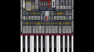 на синтезаторе тлф