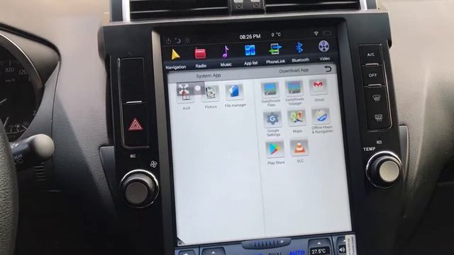 vertical screen toyota land cruiser смотреть онлайн