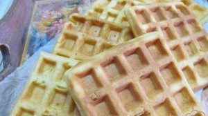 Вафли на сметане