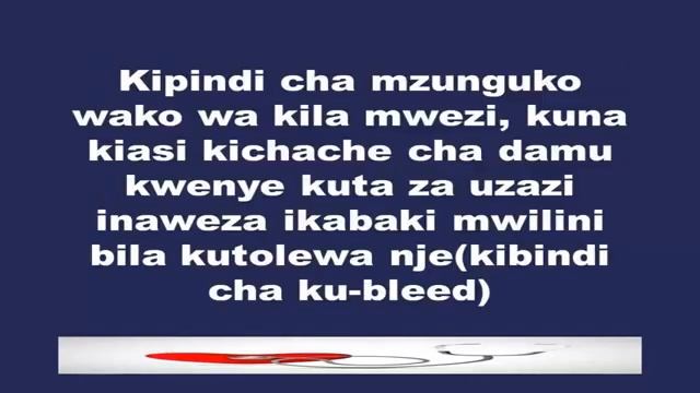 Sababu Za Kutokwa Na Damu Nyeusi Kwenye Mzunguko Wako Wa Hedhi. смотреть онлайн