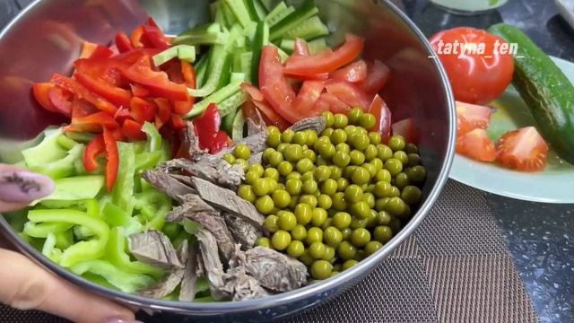 Разнообразьте свой стол с легким и свежим салатом смотреть онлайн