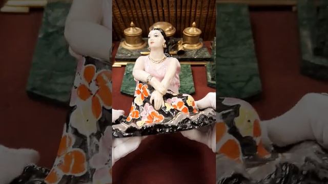 Статуэтка ЦЫГАНКА Дулево СССР смотреть онлайн