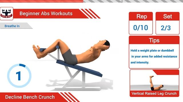 Exercise for Beginners: Build Abs Fast (Level 1) - Burns 244 Calories смотреть онлайн