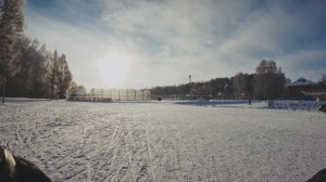 Фэтбайк зимой. Томск. Стадион "Политехник".