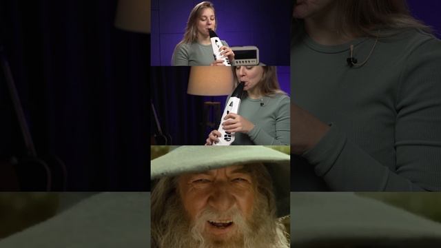 Gandalf "Sax" Guy NEW - Духовой синтезатор NUX NES-1 - Гендальф #shorts