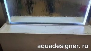 ВОДОПАД ПО ЗЕРКАЛУ. Водопад по стеклу: Д/Г/В 1500*350*2000 мм