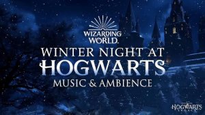 Зимняя ночь в Хогвартсе | Музыка и эмбиент  Winter Night at Hogwarts  Harry Potter Music & Ambience