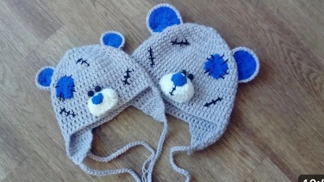 ОБЗОР ВЯЗАНЫХ ИЗДЕЛИЙ. ДЕТСКИЕ ШАПКИ. смотреть онлайн