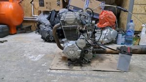 двигатель Motoland 169fmm (165fmm) 250куб первый запуск после ремонта