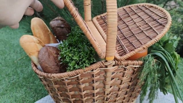 Корзина для пикника 38 см смотреть онлайн