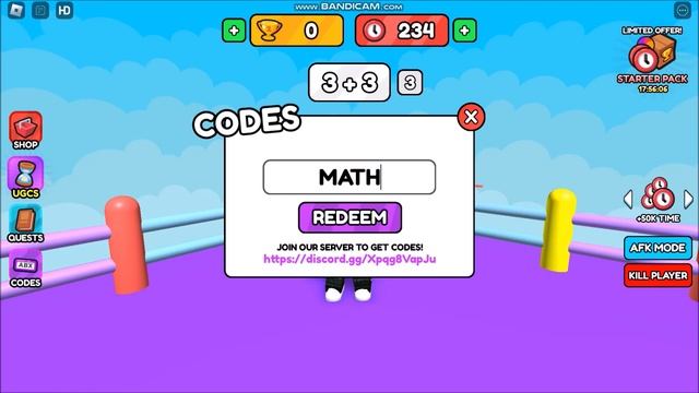 *NEW CODES* UGC Math Race ROBLOX | LIMITED CODES TIME | MARCH 18, 2024 смотреть онлайн