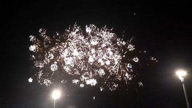 Новомосковск.  День города. Салют. / Салют до дн міста. Новомосковськ.