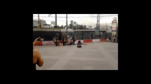 Уличные музыканты индейцы Москва площадь савёловского вокзала 16.07.2013