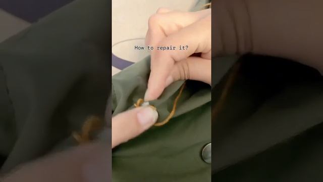 Зашиваем дырку правильно