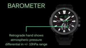 CASIO PRO TREK PRW-7000 Функции